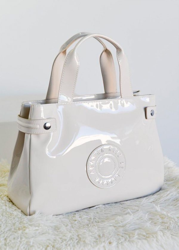 Bolso Charol Beige