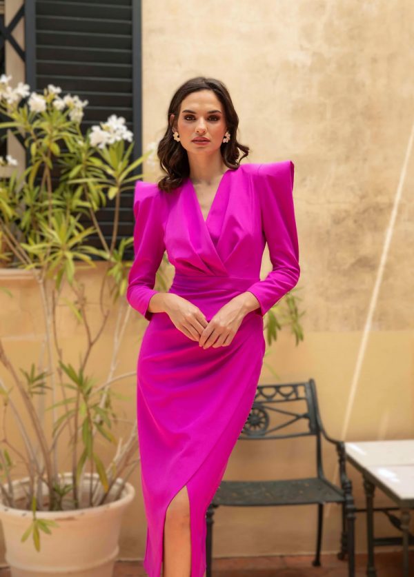 Vestido Odilia Buganvilla