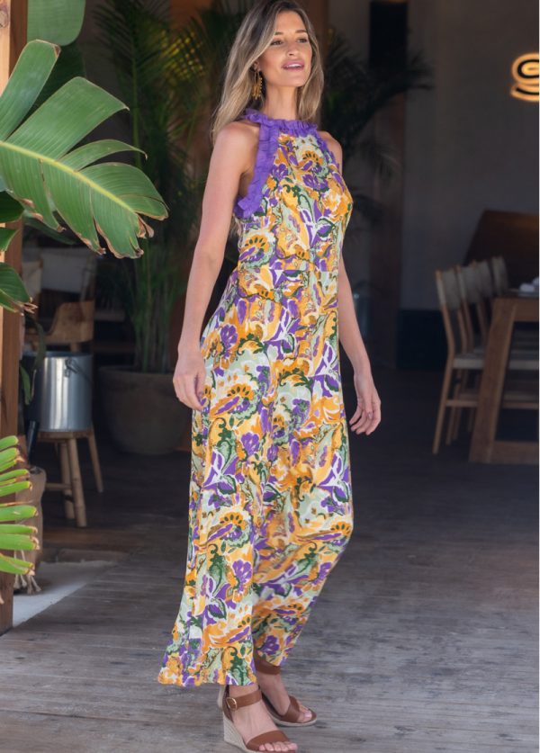 Vestido Litoral Malvas