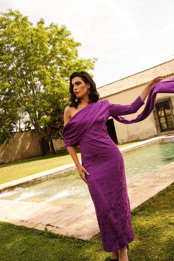 Vestido Geranio Morado