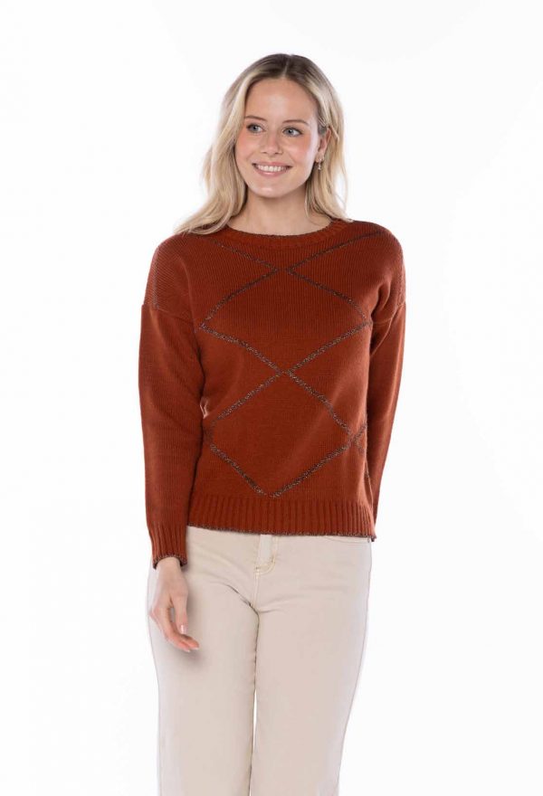 Jersey Rombo Lurex